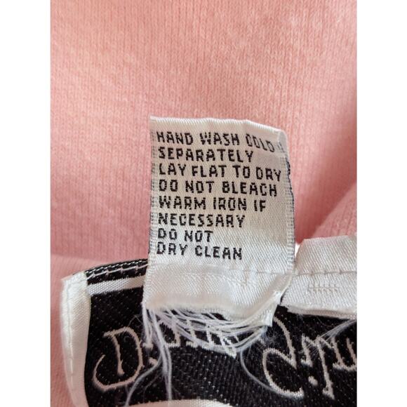 NWOT! DIANE GILMAN! BUBBLEGUM PINK & BLACK ELASTIC WAIST SWEAT PANTS! SZ L - Picture 7 of 8